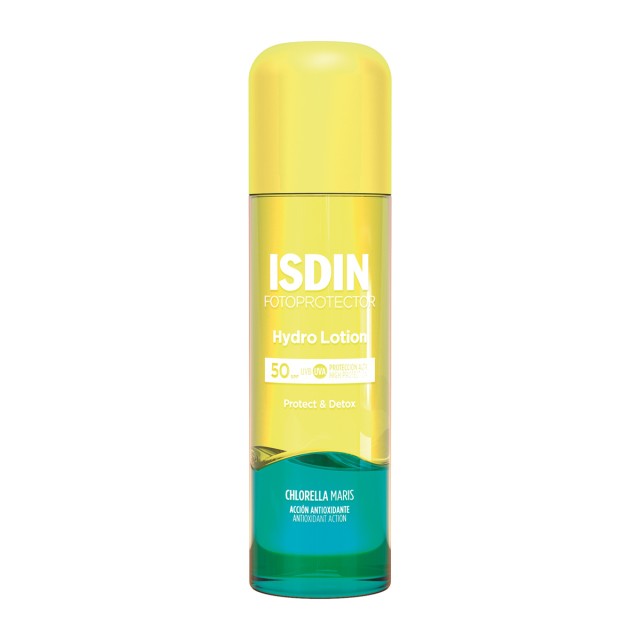 Isdin Fotoprotector Hydrolotion SPF50 Protect & Detox Διφασικό Αντηλια … Isdin Fotoprotector Hydrolotion SPF50 Protect & Detox Διφασικό Αντηλια …