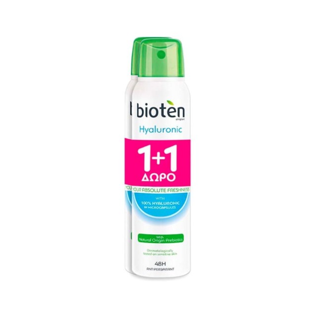 Bioten PROMO Hyaluronic Γυναικείο Αποσμητικό Spray 48ωρης Ενυδάτωσης 2 …