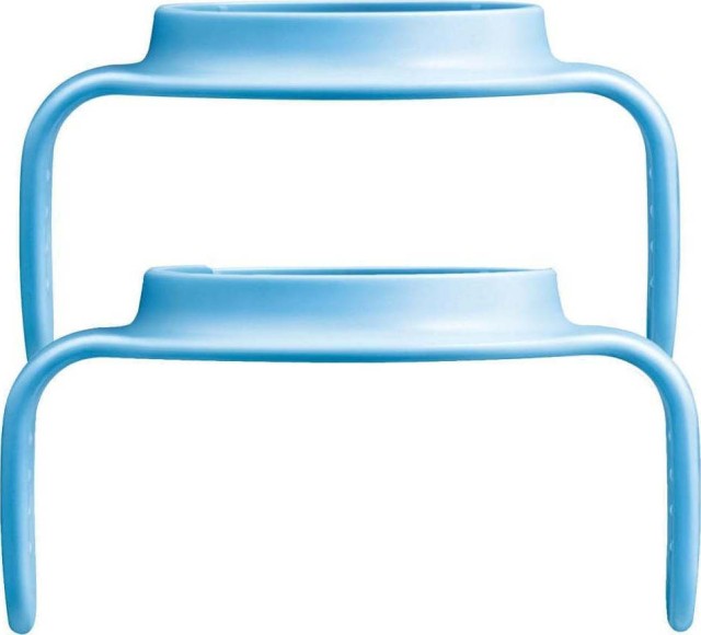 Mam Hold my Cup Λαβές για Εκπαιδευτικά Ποτηράκια Μπλε 4m+ 2 Τεμάχια [4 …