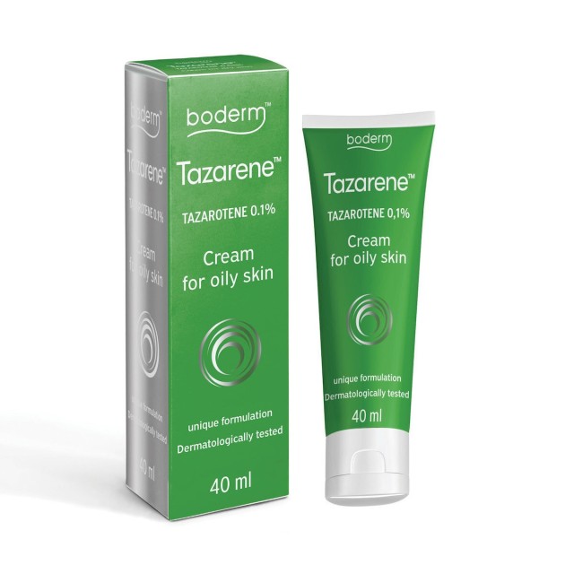 Boderm Tazarene 0.1% Κρέμα Τοπικής Εφαρμογής για Λιπαρές Επιδερμίδες 4 …