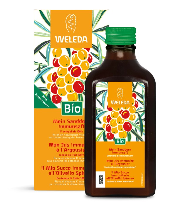 Weleda Bio Αγνός Χυμός Ιπποφαές για Ενίσχυση του Ανοσοποιητικού 200ml Weleda Bio Αγνός Χυμός Ιπποφαές για Ενίσχυση του Ανοσοποιητικού 200ml