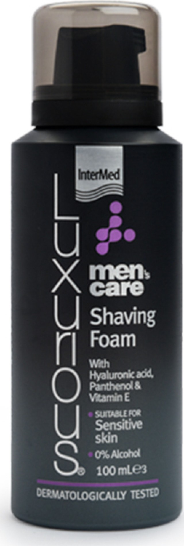 Intermed Luxurious Men's Care Shaving Foam Πλούσιος Αφρός για Απαλό Ξύρισμα Χωρίς Ερεθισμούς 100ml