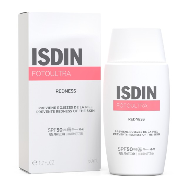 Isdin FotoUltra Redness SPF50 Συμβάλλει στην Πρόληψη της Ερυθρότητας τ … Isdin FotoUltra Redness SPF50 Συμβάλλει στην Πρόληψη της Ερυθρότητας τ …