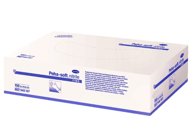 Hartmann Peha Soft Nitrile Fino Γάντια [Μέγεθος:L]  Χωρίς Πούδρα 150 Τ …