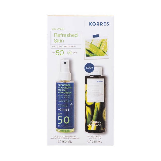 Korres PROMO Cucumber Refreshed Skin Cucumber Hyaluronic Splash Sunscr &hellip;