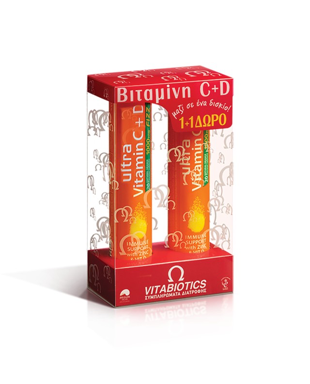 Vitabiotics PROMO Ultra Vitamin C + D 1000mg Fizz Συμπλήρωμα &hellip;