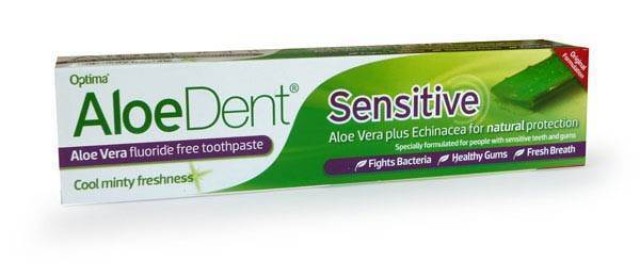 Optima Aloe Dent Sensitive Toothpaste 100ml. Optima Aloe Dent Sensitive Toothpaste 100ml.
