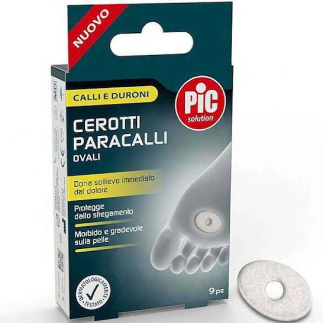 Pic Solution Cerotti Paracalli Επιθέματα Αφαίρεσης Κάλων Οβάλ 9 Τεμάχι …