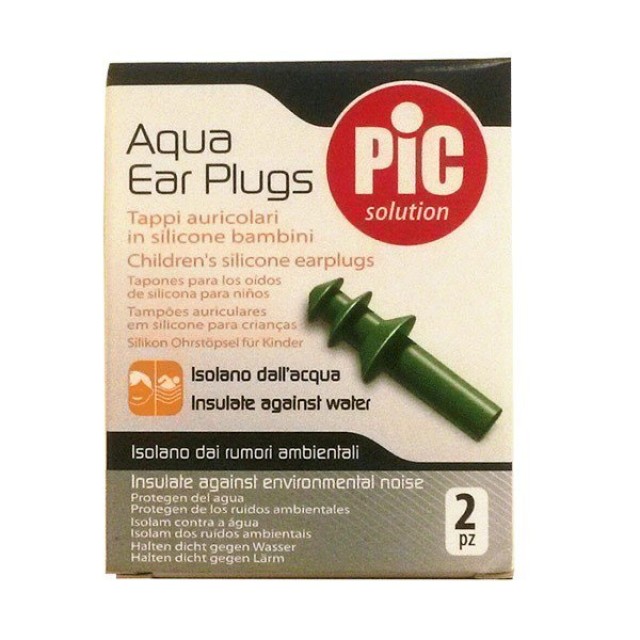 PIC Aqua Ear Plugs Παιδικές Ωτοασπίδες Σιλικόνης, 2τεμάχια