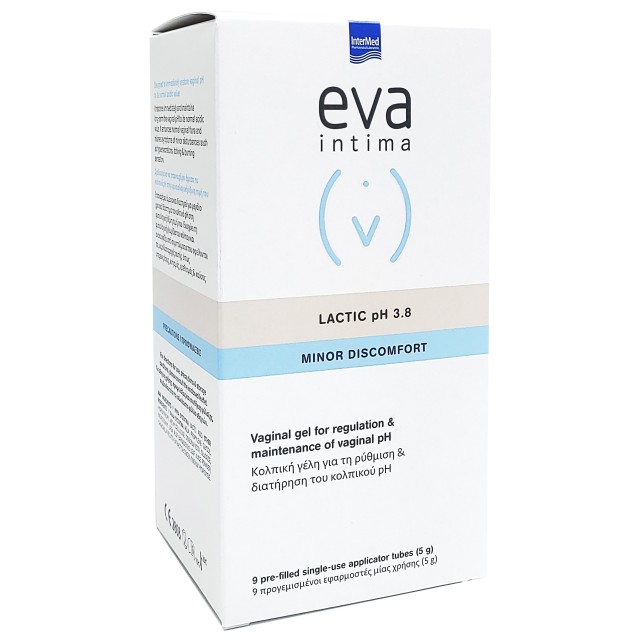 Intermed Eva Intima Lactic PH3.8 Minor Discomfort Gel Κολπική Γέλη 45m …