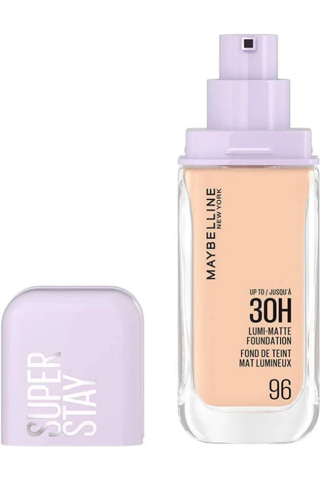 Maybelline Super Stay Lumi Matte Liquid Foundation 96 για Κάλυψη Μακρά &hellip;