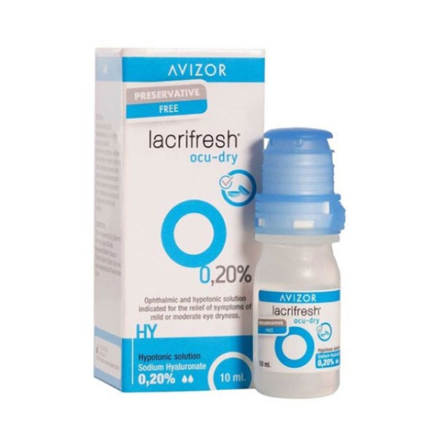 Avizor Lacrifresh Ocu-Dry 0.20% Υαλουρονικό Οφθαλμικές Σταγόνες για Ξη …