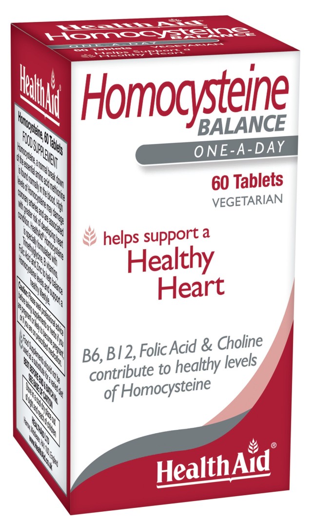 Health Aid Ηomocysteine BALANCE Συμπλήρωμα Διατροφής με Ομοκυστεΐνη, Φ … Health Aid Ηomocysteine BALANCE Συμπλήρωμα Διατροφής με Ομοκυστεΐνη, Φ …