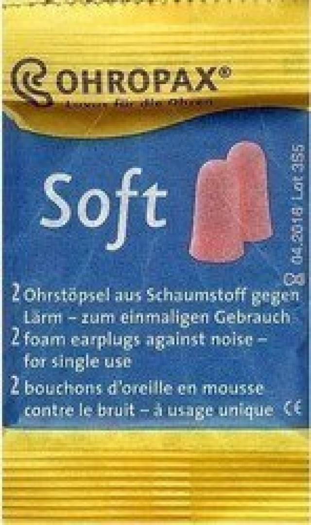 Ohropax Ωτοασπίδες αφρώδεις 2τμχ Ohropax Ωτοασπίδες αφρώδεις 2τμχ