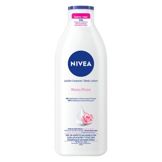 Nivea Body Rose Blossom Lotion Ενυδατικό Γαλάκτωμα Σώματος με Τριαντάφ …