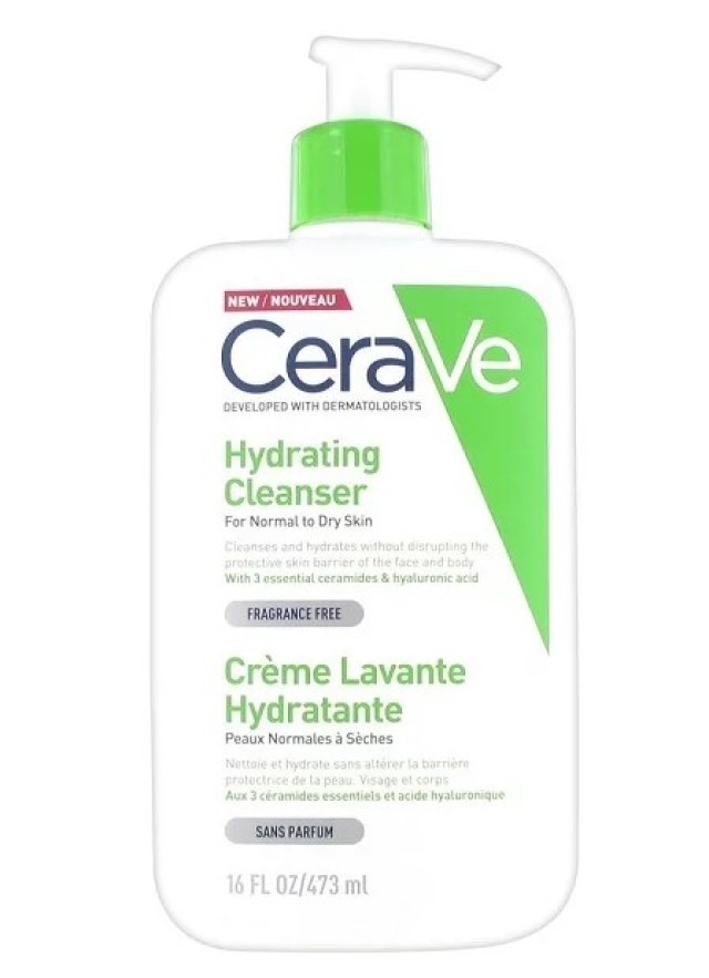 CeraVe Hydrating Cleanser Κρέμα Καθαρισμού 473ml με Sticker -20%