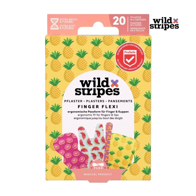 Wild Stripes Finger Flexi Αυτοκόλλητα Επιθέματα Διαφορετικά Μεγέθη & Σ &hellip;