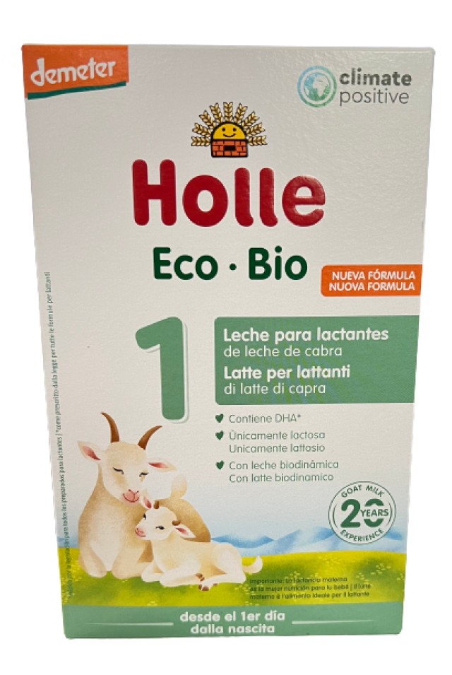 Holle Eco Bio Βιολογικό Κατσικίσιο Γάλα από την Γέννηση No1 400gr