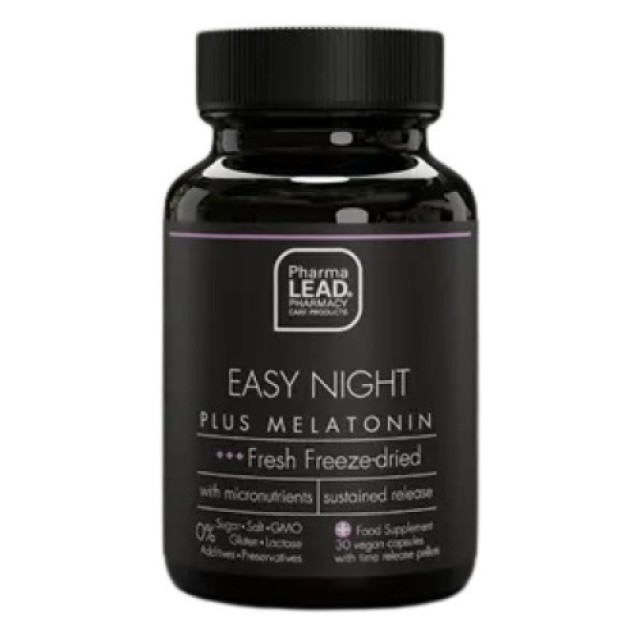 PharmaLead Black Range Easy Night Plus Melatonin για την Διατήρηση του …