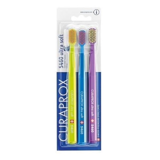 Curaprox Οδοντόβουρτσα CS 5460 Ultra Soft Σε Διάφορους Χρωματισμούς  (2+1 ΔΩΡΟ) FAMILY PACK