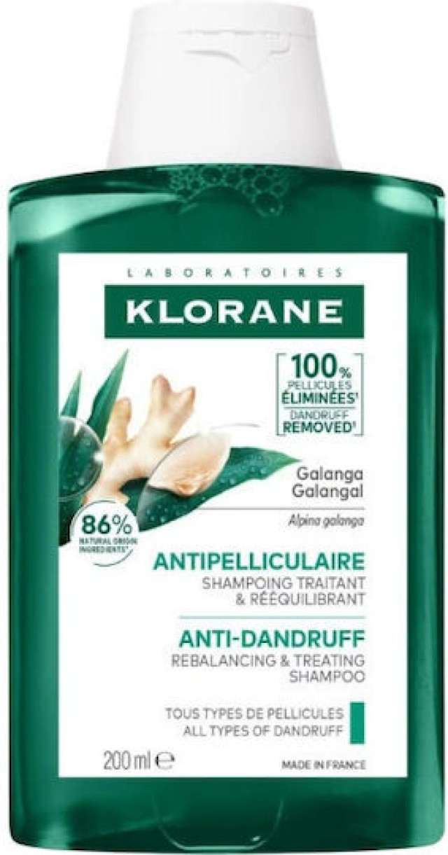 Klorane Anti-Dandruff Σαμπουάν Εξισορρόπησης με Galanga Κατά της Πιτυρ &hellip;