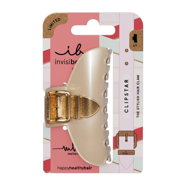 Invisibobble IB Clipstar MHS Golden Clasp M Κλάμερ Μεσαίου Μεγέθους 1 …