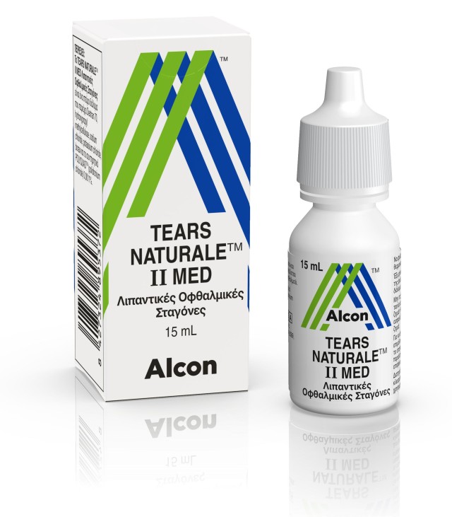 Alcon Tears Naturale II MED Λιπαντικές Οφθαλμικές Σταγόνες σε Διάλυμα 15ml