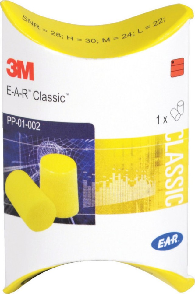 3M E.A.R Classic Αφρώδες Ωτοασπίδες Σε Κουτάκι Χάρτινο [PP-01-002] 1 Ζ …