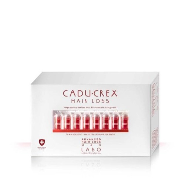 Labo Caducrex Advanced Man 40 Αμπούλες (ειδική Σύνθεση Για Άνδρες Με Έ …
