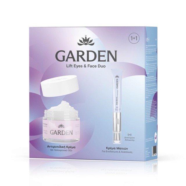 Garden PROMO Lift Eyes & Face Duo Αντιρυτιδική Κρέμα με Υαλουρονικό Οξ &hellip;