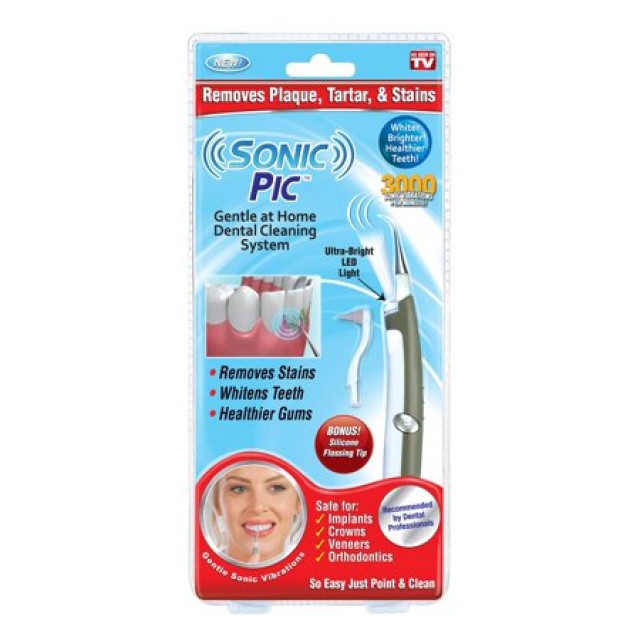 Sonic Pic Gentle At Home Dental Cleaning Σύστημα Καθαρισμού Sonic Pic Gentle At Home Dental Cleaning Σύστημα Καθαρισμού