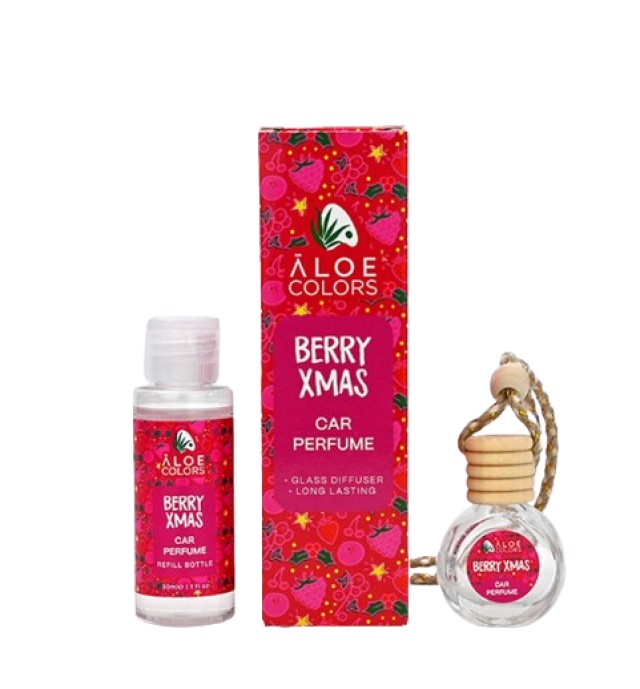 Aloe Colors Car Perfume Berry Xmas Αρωματικό Αυτοκινήτου 30ml