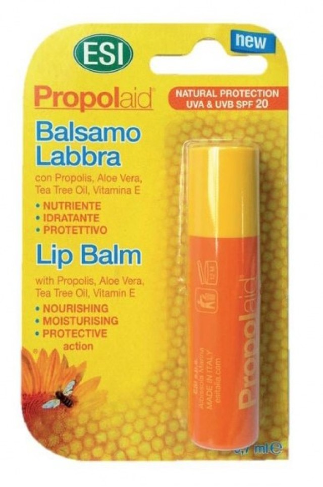 ESI Propolis & Aloe Vera Stick για τα Χείλη με Πρόπολη & Αλόε Βέρα SPF20 5.7ml