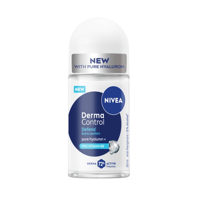 Nivea Deo Derma Control Defend Γυναικείο Αποσμητικό Roll on με 72 ώρες &hellip;