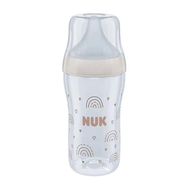 Nuk Perfect Match Rainbow για 3m+ Πλαστικό Μπιμπερό με Θηλή Σιλικόνης &hellip;