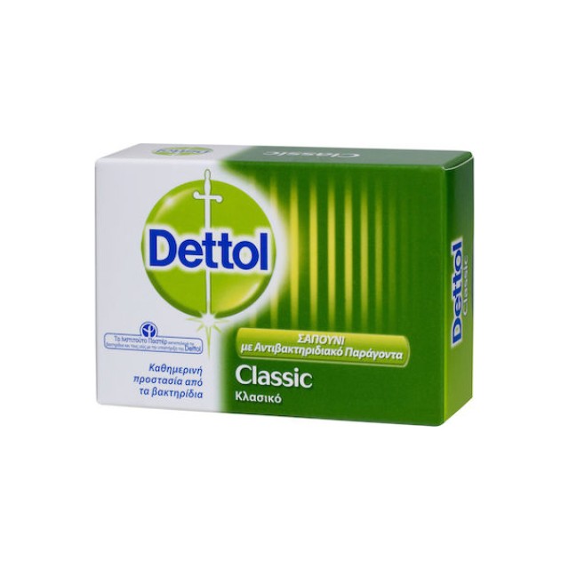 Dettol Soap Classic Σαπούνι Με Αντιβακτηριδιακό Παράγοντα 100gr