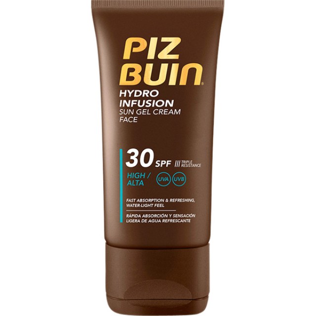 Piz Buin® Hydro Infusion Sun Gel Cream Face Αντηλιακή κρέμα Προσώπου SPF30, 50ml
