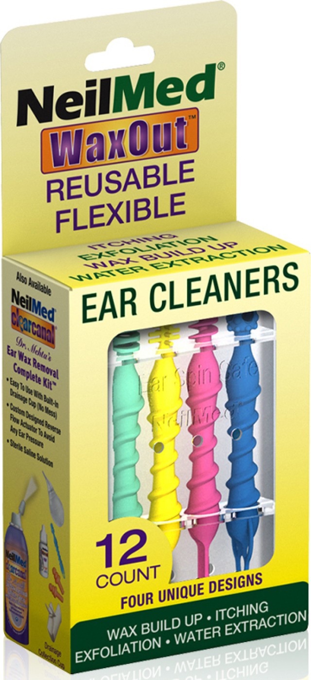 NeilMed Wax Out Ear Cleaners Εργαλεία Καθαρισμού Αυτιών 12 Τεμάχια