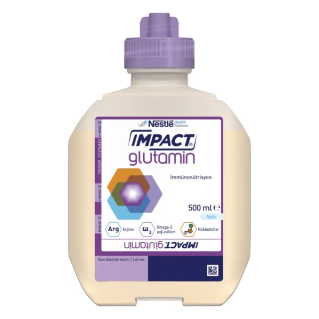 Nestle Impact Glutamin Πλήρες Διάλυμα Ανοσοδιατροφής Υπερπρωτεινικό Σί &hellip;