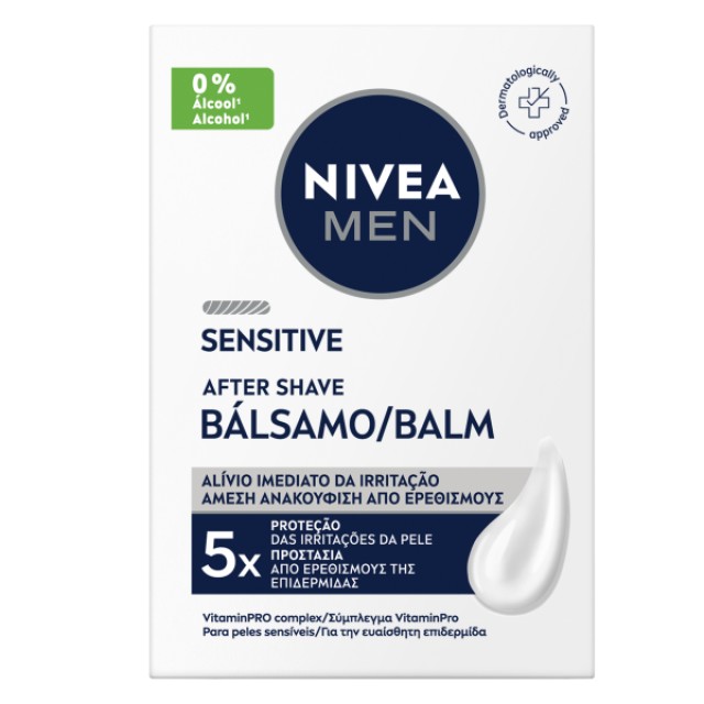 Nivea Men Sensitive After Shave 0% Alcohol No Burning Ενυδατικό Balm &hellip;