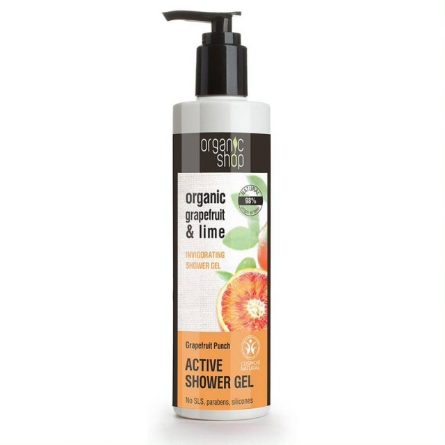 Natura Siberica Organic Shop Punch Grapefruit & Lime Shower Gel Βιολογ &hellip;