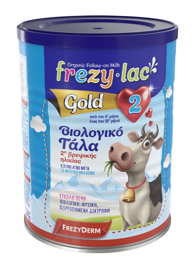 Frezyderm Frezylac Gold 2 Βιολογικό Γάλα σε Σκόνη 6 - 12m 400gr