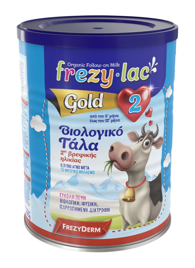Frezyderm Frezylac Gold 2 Βιολογικό Γάλα σε Σκόνη 6 - 12m 400gr Frezyderm Frezylac Gold 2 Βιολογικό Γάλα σε Σκόνη 6 - 12m 400gr