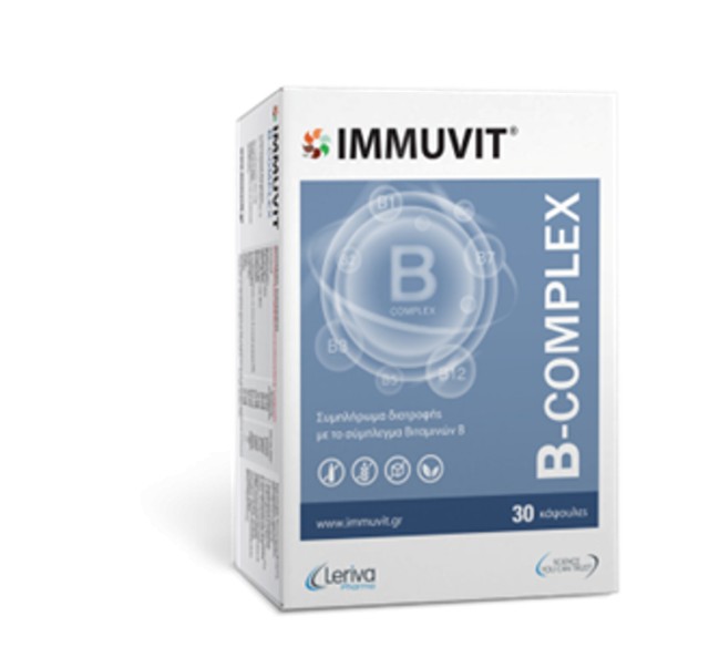 Leriva Pharma B-Complex Συμπλήρωμα για Ενέργεια, Μείωση της Κόπωσης & … Leriva Pharma B-Complex Συμπλήρωμα για Ενέργεια, Μείωση της Κόπωσης & …