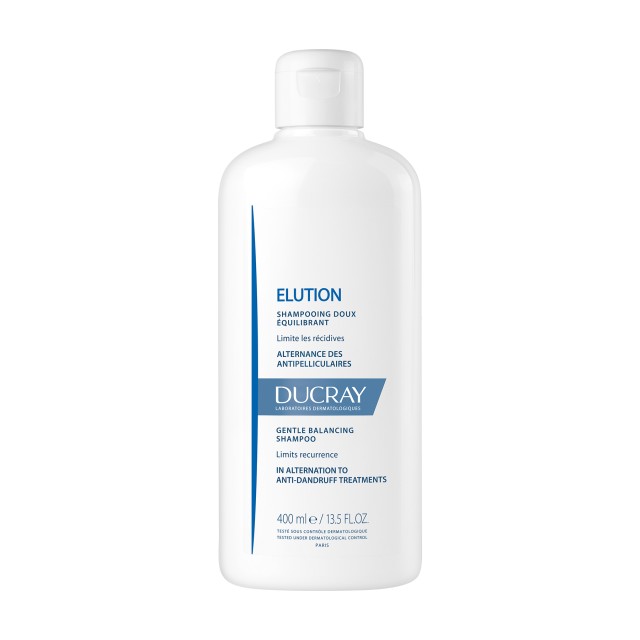 Ducray Elution Απαλό Σαμπουάν Εξισορρόπησης 400ml