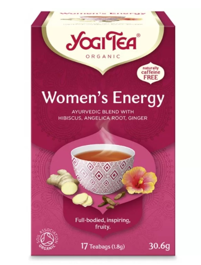 Yogi Tea Womens Energy για Αναζωογόνηση του Μυαλού & του Σώματος 17 Φακελάκια x 1,8gr [30,6gr]