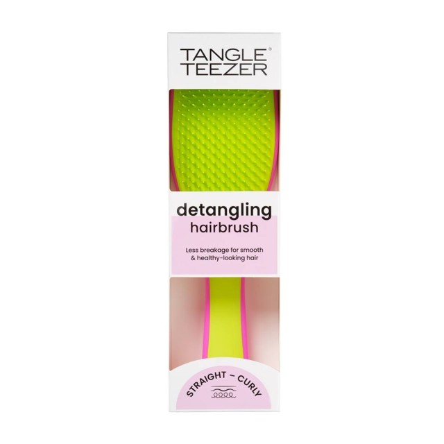 Tangle Teezer The Ultimate Detangler Pink / Green Βούρτσα Μαλλιών 1 Τεμάχιο