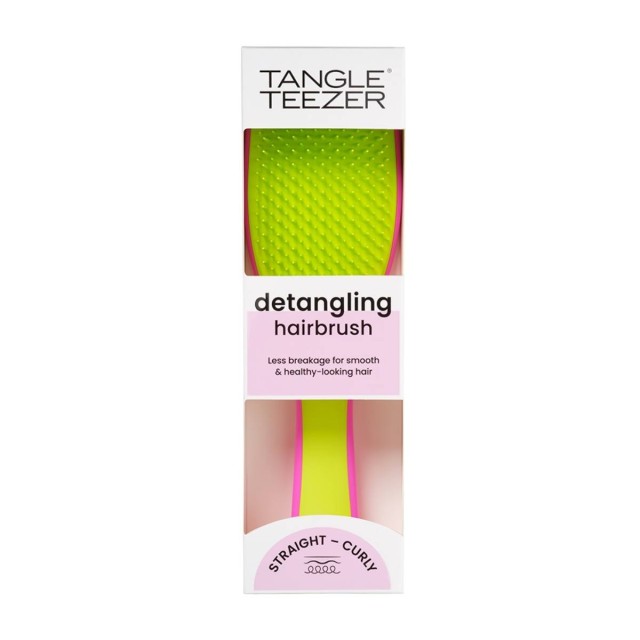Tangle Teezer The Ultimate Detangler Pink / Green Βούρτσα Μαλλιών 1 Τε …