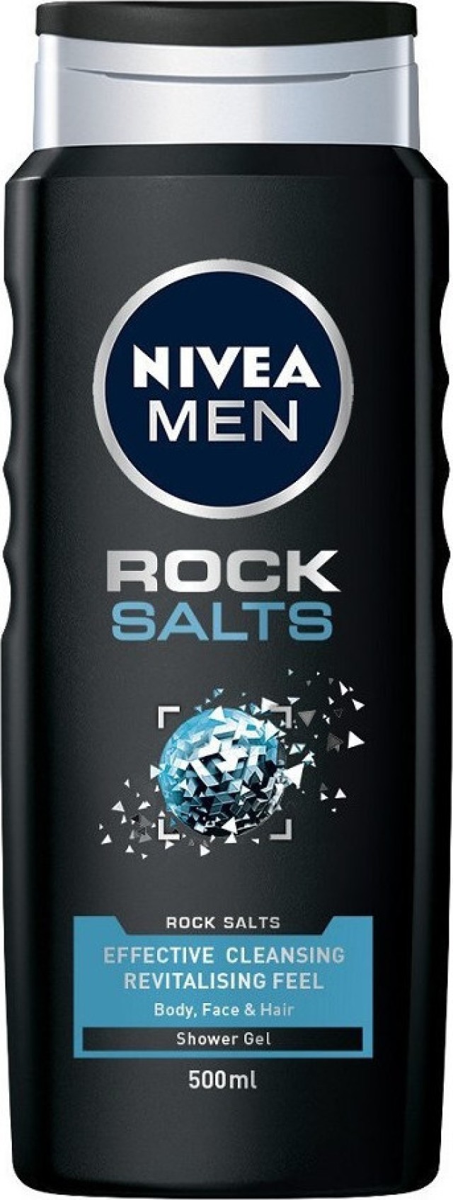 Nivea Men Rock Salt Shower Gel Ανδρικό Αφρόλουτρο 500ml
