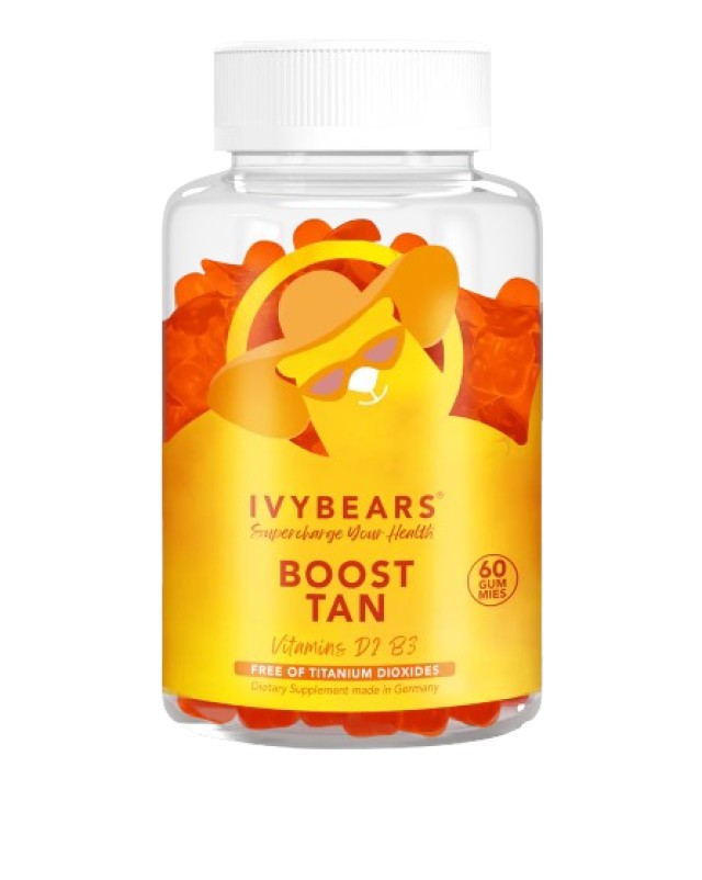 IvyBears Boost Tan Συμπλήρωμα Διατροφής για Λαμπερό Καλοκαιρινό Δέρμα … IvyBears Boost Tan Συμπλήρωμα Διατροφής για Λαμπερό Καλοκαιρινό Δέρμα …